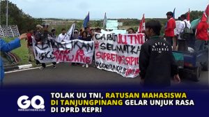 Tolak UU TNI, Ratusan Mahasiswa di Tanjungpinang Gelar Unjuk Rasa di DPRD Kepri