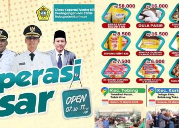 Pemkab Karimun Gelar Operasi Pasar di Tiga Kecamatan, Cek Lokasinya.