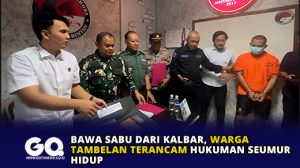Bawa Sabu dari Kalbar, Warga Tambelan Terancam Hukuman Seumur Hidup