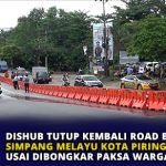 Dishub Tutup Kembali Road Barrier Simpang Melayu Kota Piring, Usai Dibongkar Paksa Warga