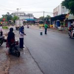 9 Pemotor Jatuh Akibat Tumpahan Solar di Jalan Ganet Tanjungpinang