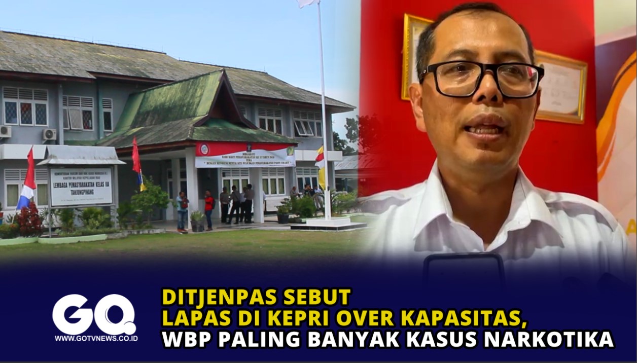 Ditjenpas Sebut Lapas di Kepri Over Kapasitas, WBP Paling Banyak Kasus Narkotika.