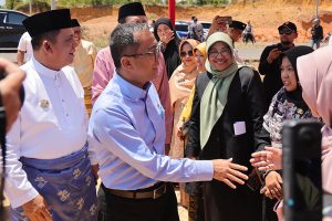 Mendiktisaintek Tinjau Lokasi Pembangunan Sekolah Garuda di Tanjungpinang