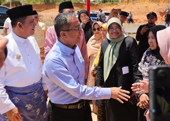 Mendiktisaintek Tinjau Lokasi Pembangunan Sekolah Garuda di Tanjungpinang