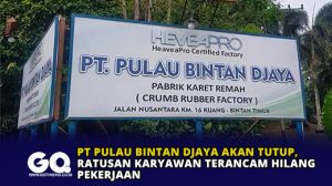 PT Pulau Bintan Djaya Akan Tutup, Ratusan Karyawan Terancam Hilang Pekerjaan