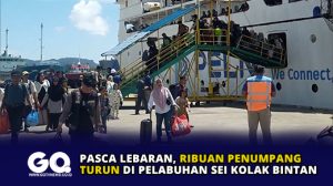Pasca Lebaran, Ribuan Penumpang Turun di Pelabuhan Sei Kolak Bintan