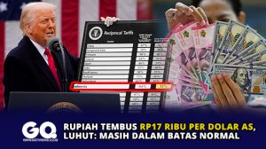 Rupiah Tembus Rp17 Ribu per Dolar AS, Luhut: Masih dalam Batas Normal