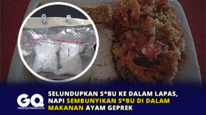 Selundupkan Sabu ke Dalam Lapas, Napi Sembunyikan Sabu di Dalam Makanan Ayam Geprek