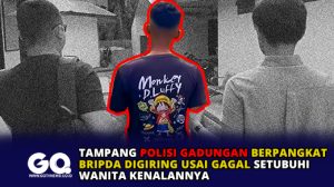 Tampang Polisi Gadungan Berpangkat Bripda Digiring Usai Gagal Setubuhi Wanita Kenalannya