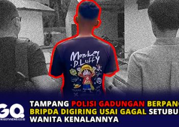 Tampang Polisi Gadungan Berpangkat Bripda Digiring Usai Gagal Setubuhi Wanita Kenalannya