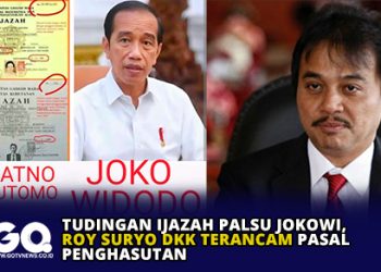 Tudingan Ijazah Palsu Jokowi, Roy Suryo Dkk Terancam Pasal Penghasutan