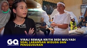 Viral Remaja Kritik Dedi Mulyadi Soal Larangan Wisuda dan Penggusuran