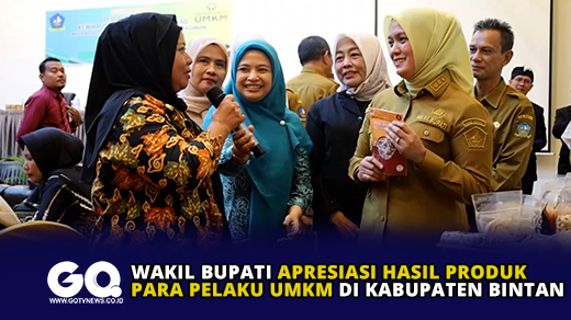 Wakil Bupati Apresiasi Hasil Produk Para Pelaku UMKM di Kabupaten Bintan.