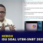 Heboh, Isu Soal UTBK-SNBT 2025 Bocor
