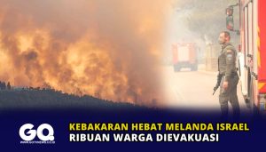 Kebakaran Hebat Melanda Israel, Ribuan Warga Dievakuasi
