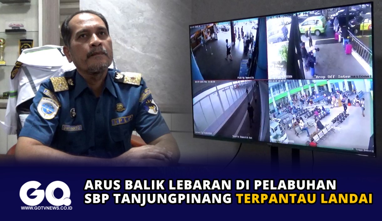 Arus Balik Lebaran di Pelabuhan SBP Tanjungpinang Terpantau Landai.