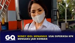 Windy Idol Menangis Usai Diperiksa KPK, Mengaku Jadi Korban