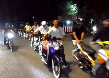 46 Kendaraan Terjaring Razia Balap Liar dan Knalpot Brong di Tanjungpinang.