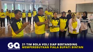 21 Tim Bola Voli Siap Bertanding Memperebutkan Piala Bupati Bintan