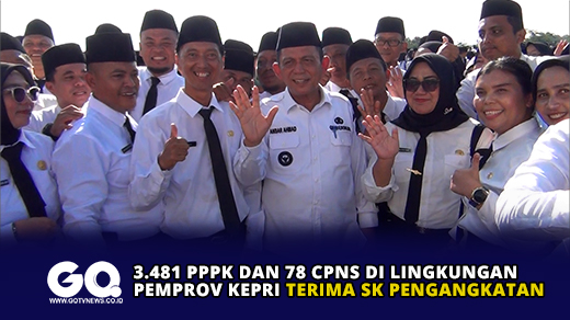 3.481 PPPK dan 78 CPNS di Lingkungan Pemprov Kepri Terima SK Pengangkatan.