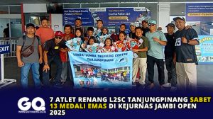 7 Atlet Renang L2SC Tanjungpinang Sabet 13 Mendali Emas di Kejurnas Jambi Open 2025