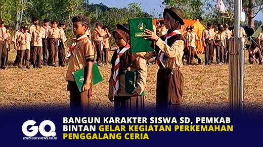 Bangun Karakter Siswa SD, Pemkab Bintan Gelar Kegiatan Perkemahan Penggalang Ceria.
