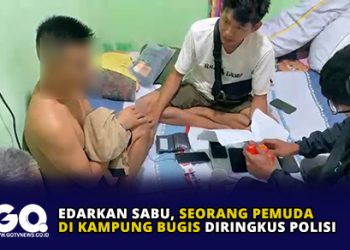 Edarkan Sabu, Seorang Pemuda di Kampung Bugis Diringkus Polisi.