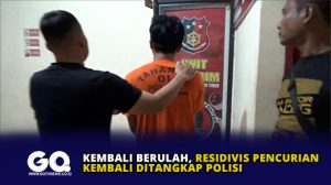 Kembali Berulah, Residivis Pencurian Kembali Ditangkap Polisi