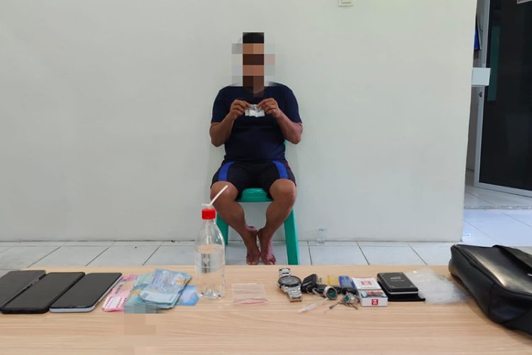 Residivis Narkoba Diciduk Kodim Tanjungpinang, Sabu 10,85 Gram dan Mobil Disita