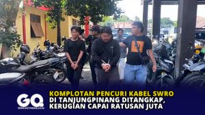 Komplotan Pencuri kabel SWRO di Tanjungpinang Ditangkap, Kerugian Capai Ratusan Juta