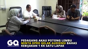 Pedagang Akau Potong Lembu Minta DPRD Gelar Audiensi Bahas Kebijakan 1 KK Satu Lapak