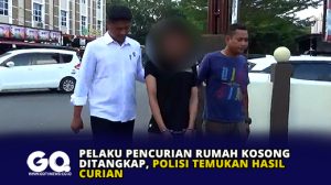 Pelaku Pencurian Rumah Kosong Ditangkap, Polisi Temukan Hasil Curian
