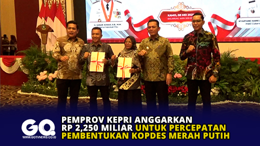 Pemprov Kepri Anggarkan Rp 2,250 Miliar untuk Percepatan Pembentukan Kopdes Merah Putih.