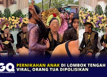 Pernikahan Anak di Lombok Tengah Viral, Orang Tua Dipolisikan.