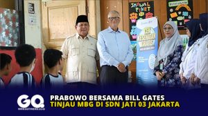 Prabowo Bersama Bill Gates Tinjau MBG di SDN Jati 03 Jakarta
