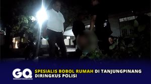 Spesialis Bobol Rumah di Tanjungpinang Diringkus Polisi