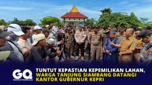Tuntut Kepastian Kepemilikan Lahan, Warga Tanjung Siambang Datangi Kantor Gubernur Kepri
