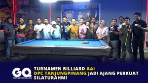 Turnamen Billiard AAI DPC Tanjungpinang Jadi Ajang Perkuat Silaturahmi