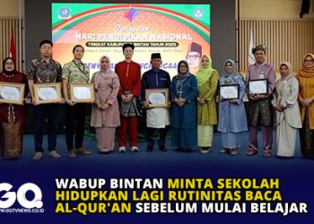 Wabup Bintan Minta Sekolah Hidupkan Lagi Rutinitas Baca Al-Qur'an Sebelum Mulai Belajar.