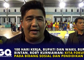 100 Hari Kerja, Bupati dan Wakil Bupati Bintan, Roby Kurniawan: Kita Fokus Pada Bidang Sosial dan Pendidikan.