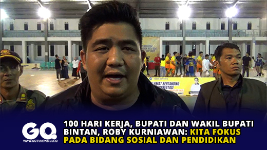 100 Hari Kerja, Bupati dan Wakil Bupati Bintan, Roby Kurniawan: Kita Fokus Pada Bidang Sosial dan Pendidikan.