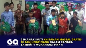 210 Anak Ikuti Khitanan Massal Gratis di Tanjungpinang Dalam Rangka Sambut 1 Muharram 1447 H