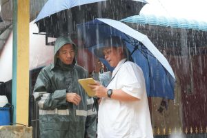 Anggota/Deputi Bidang Infrastruktur Tinjau Titik Longsor di Kecamatan Bengkong