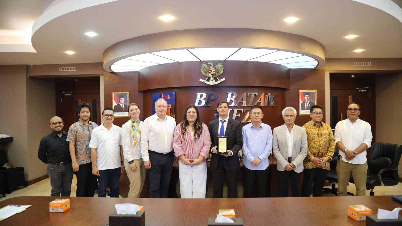 BP Batam Sambut Baik Calon Investor Pasir Silika Teranyar dalam Perkenalan di Marketing Centre.