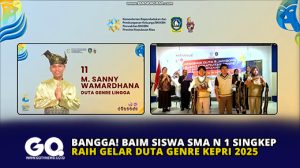 Bangga! Baim Siswa SMA N 1 Singkep Raih Gelar Duta GenRe Kepri 2025