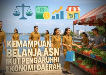 Ilustrasi : Kemampuan Belanja ASN, Ikut Pengaruhi Pergerakan Ekonomi Daerah ( Foto : AI)
