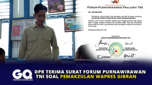 DPR Terima Surat Forum Purnawirawan TNI soal Pemakzulan Wapres Gibran