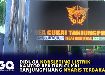 Diduga Korsleting Listrik, Kantor Bea dan Cukai Tanjungpinang Nyaris Terbakar.