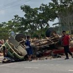 Viral, Video 19 Detik Kecelakaan Lori di Bintan, Satu Orang Luka Parah