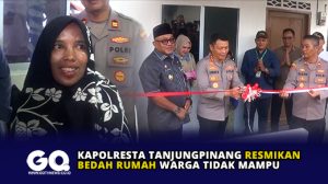 Kapolresta Tanjungpinang Resmikan Bedah Rumah Warga Tidak Mampu